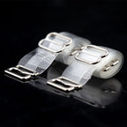 1cm Wide Stainless Steel Buckle See-through Bra Straps Bra Invisible Band
