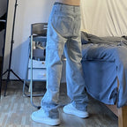 National Tide Straight Retro Wash Fashion Jeans Men And Women Ins