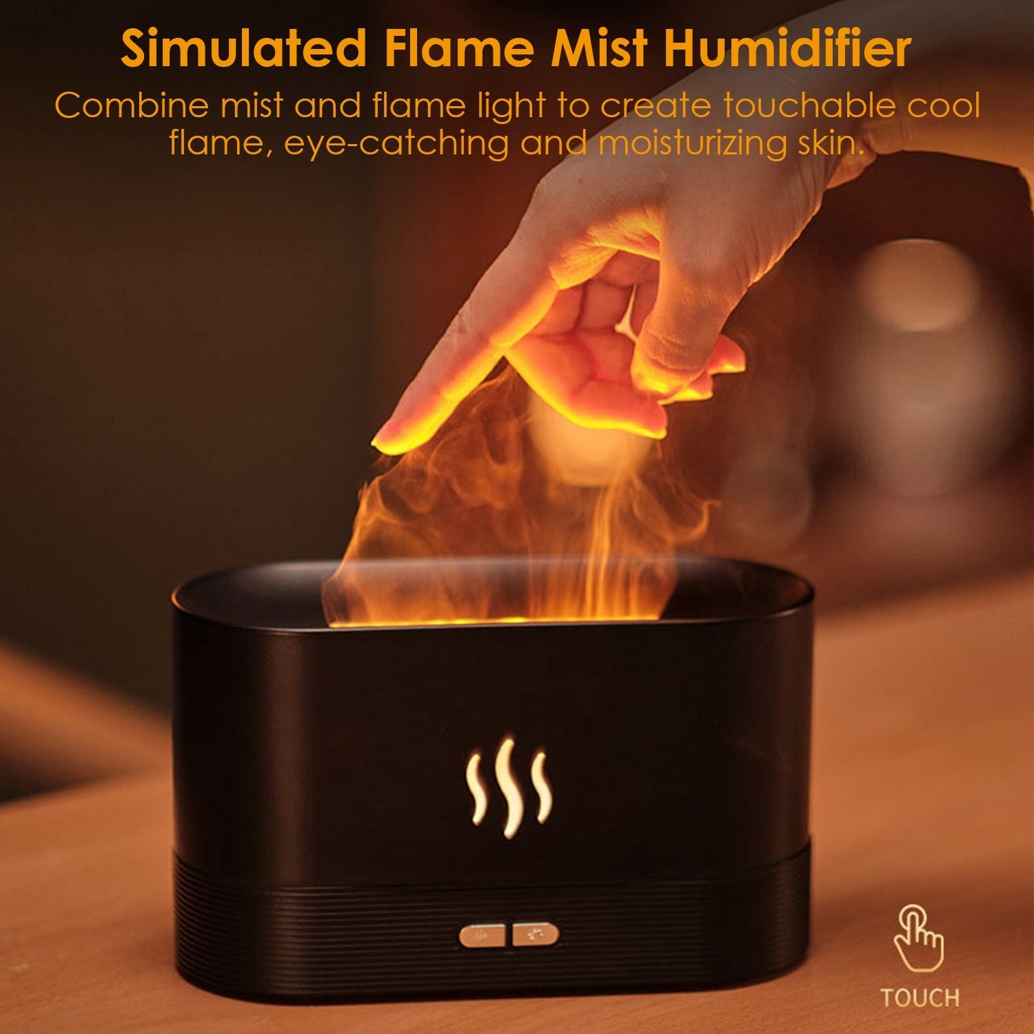 120ml Cool Mist Humidifier Ultrasonic Aroma Essential Oil Diffuser With Soothing Sounds 7 Color Night Lights Waterless Auto Off For Relaxation And Sleeping