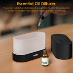 120ml Cool Mist Humidifier Ultrasonic Aroma Essential Oil Diffuser With Soothing Sounds 7 Color Night Lights Waterless Auto Off For Relaxation And Sleeping