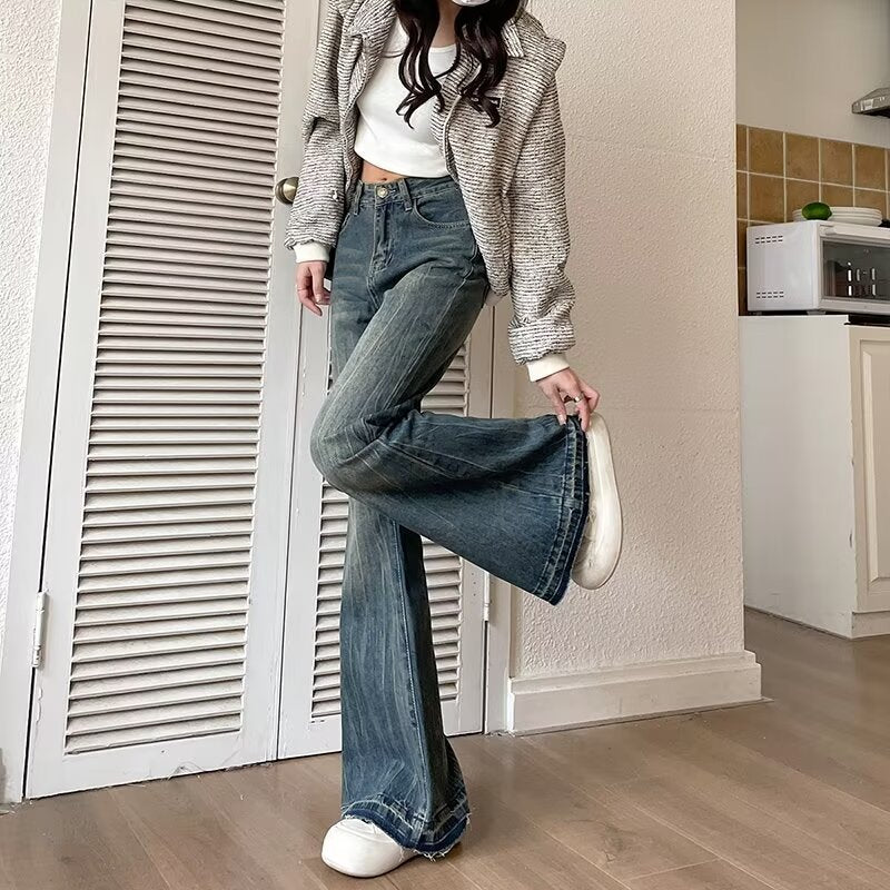 Women's Loose Flared Jeans
