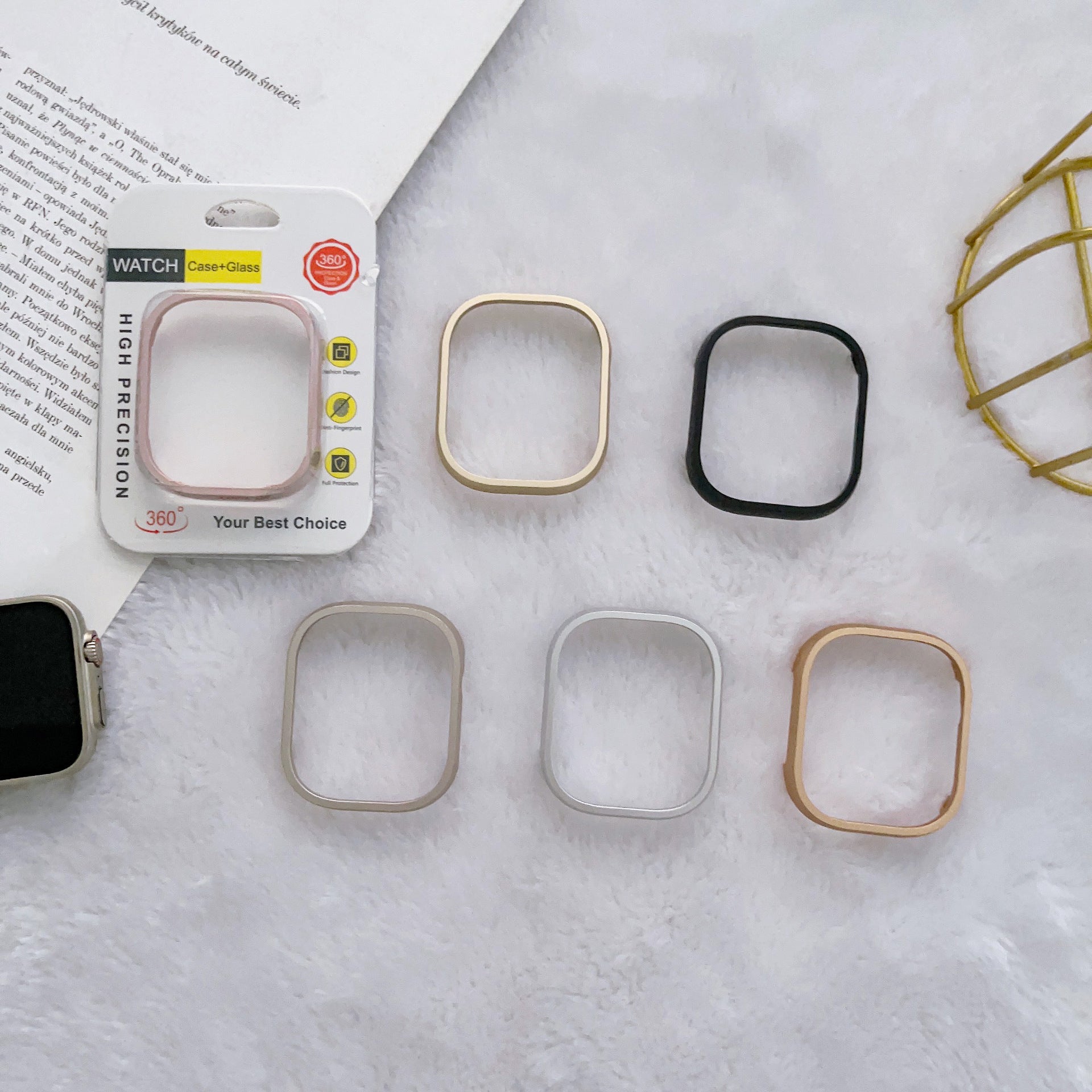 Simple And Lightweight Anti-fall Watch Metal Case
