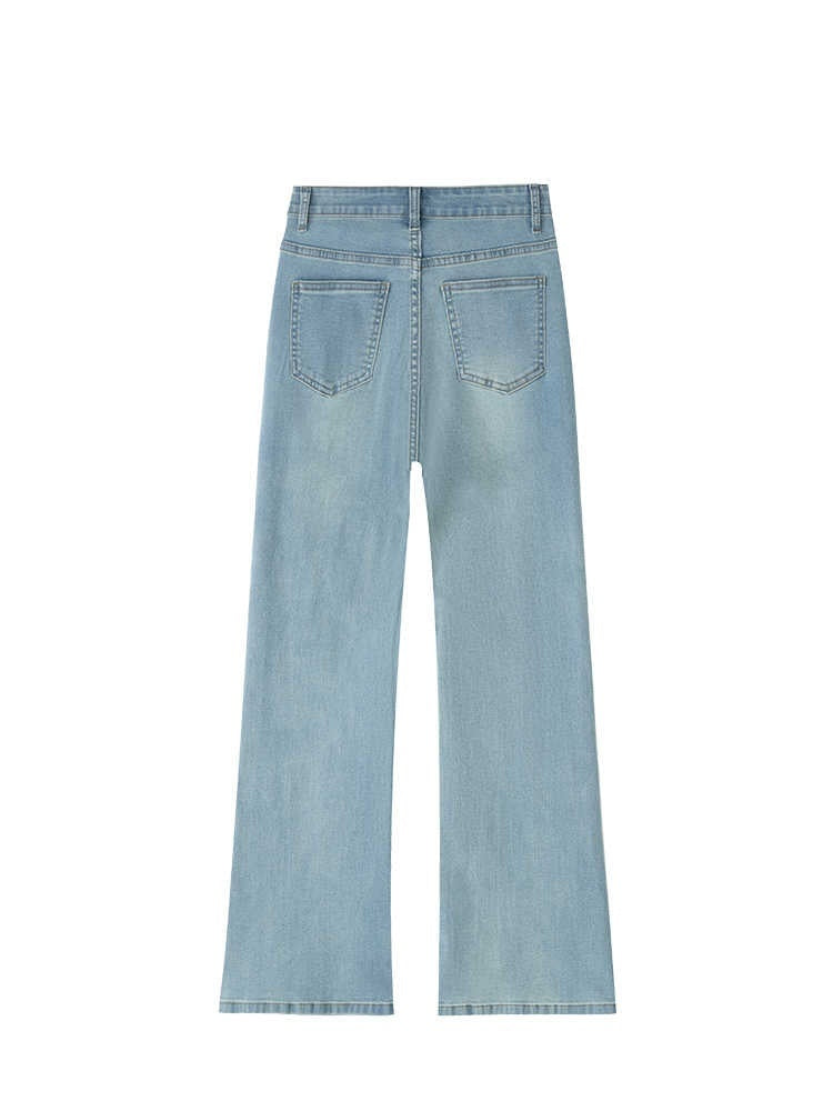 Women's Plus Size Stretch Light-colored High Waist Skinny Jeans