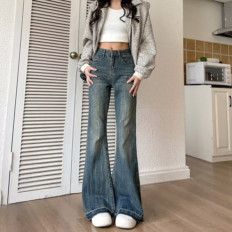 Women's Loose Flared Jeans