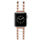 22mm Interface Stainless Steel Three Beads Ceramic Strap Metal Link