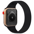 Elastic Silicone One Piece Solid Color Watch Strap