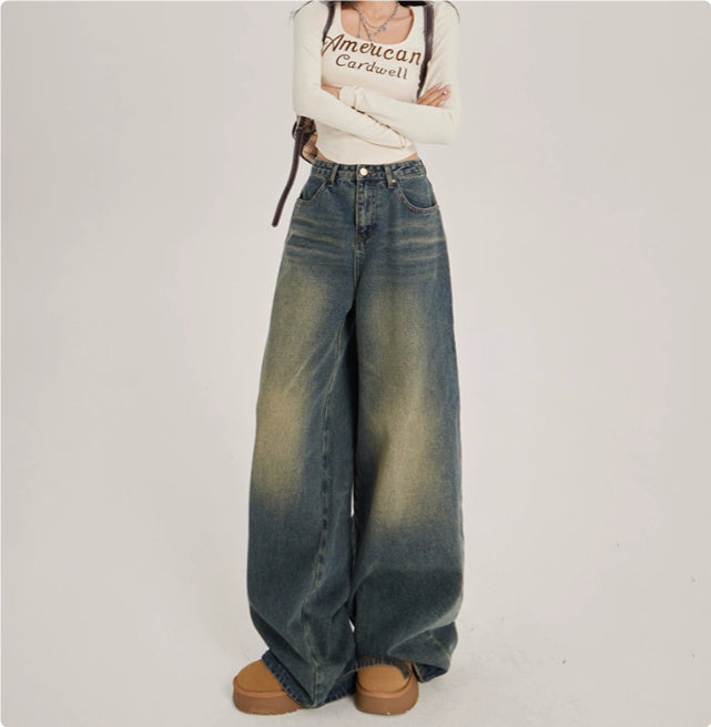 High Waisted Wide Leg Jeans For Women
